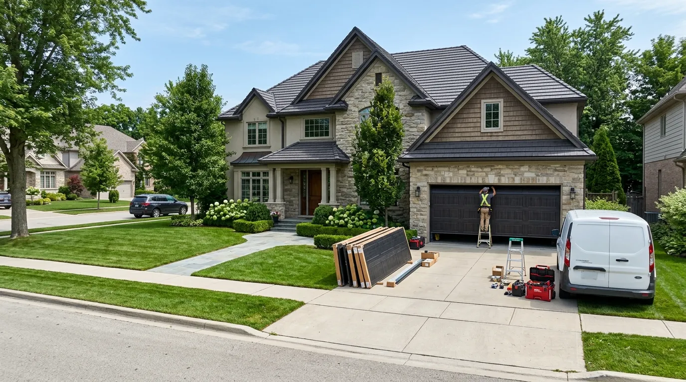 Garage door work by Overland Park Garage Door Pros in Overland Park, KS
