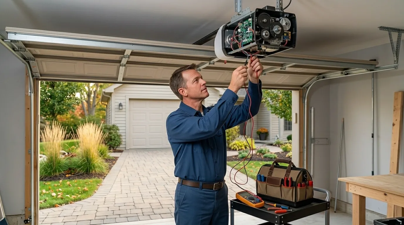 Garage door service in Overland Park, KS