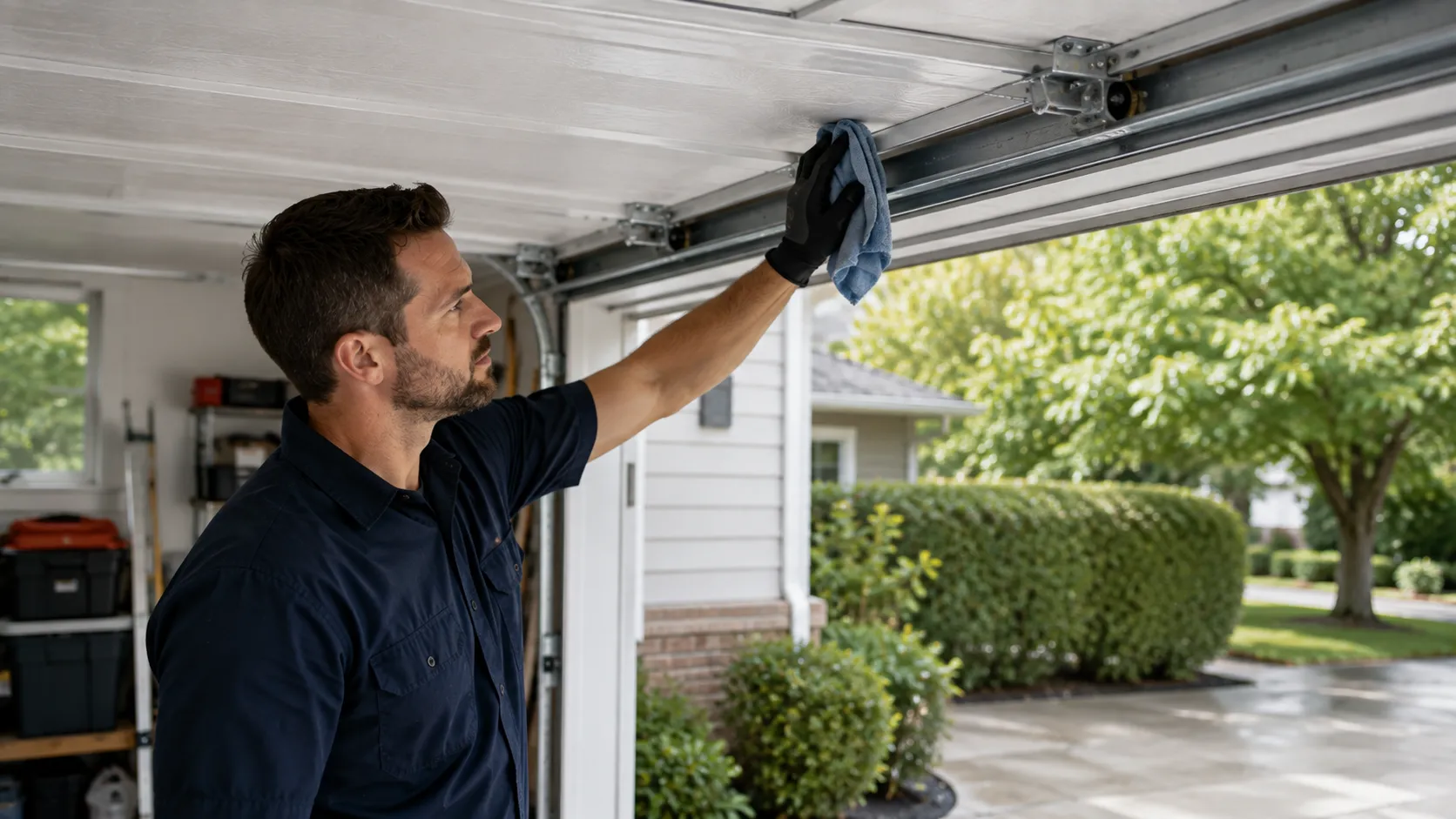 Garage door service in Overland Park, KS