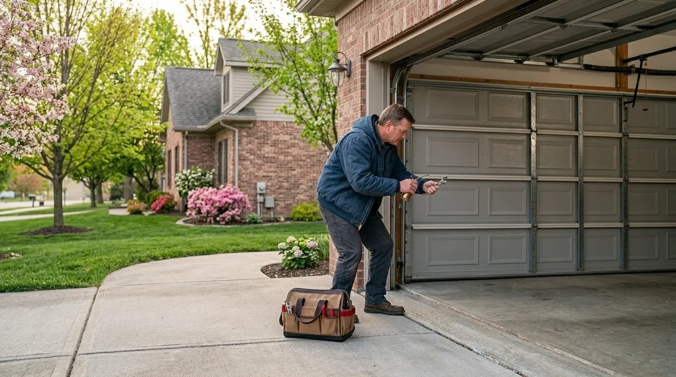 Garage door service in Overland Park, KS