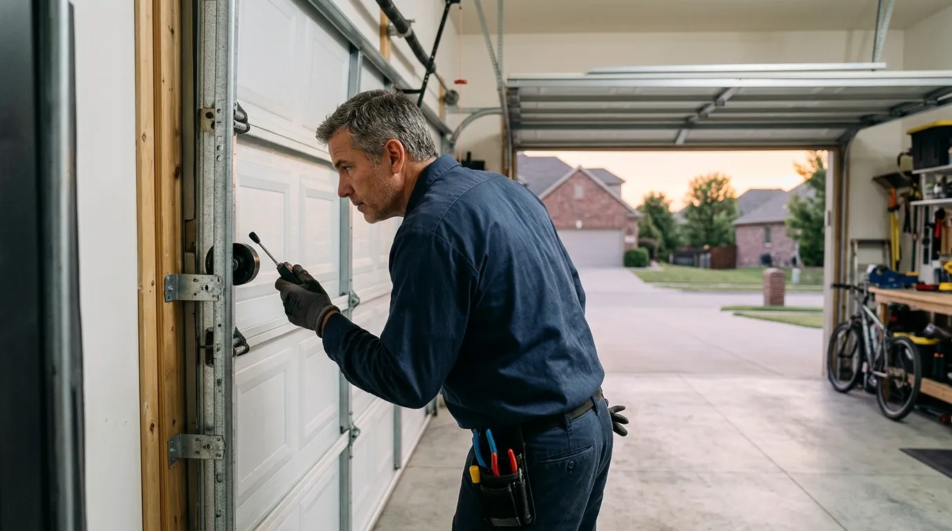 Garage door service in Overland Park, KS