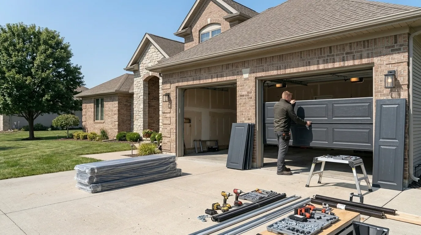 Garage door service in Overland Park, KS