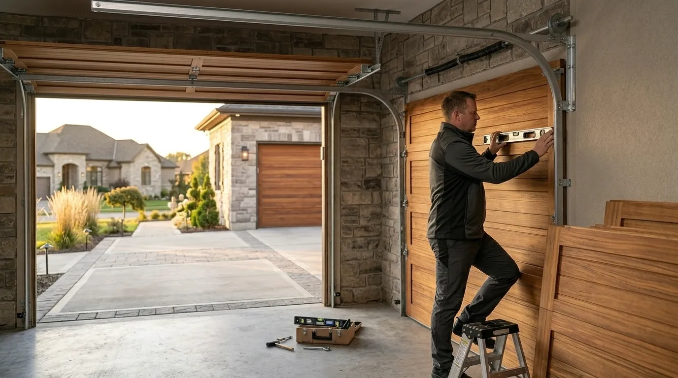 Garage door service in Overland Park, KS